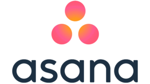 The logo for Asana.